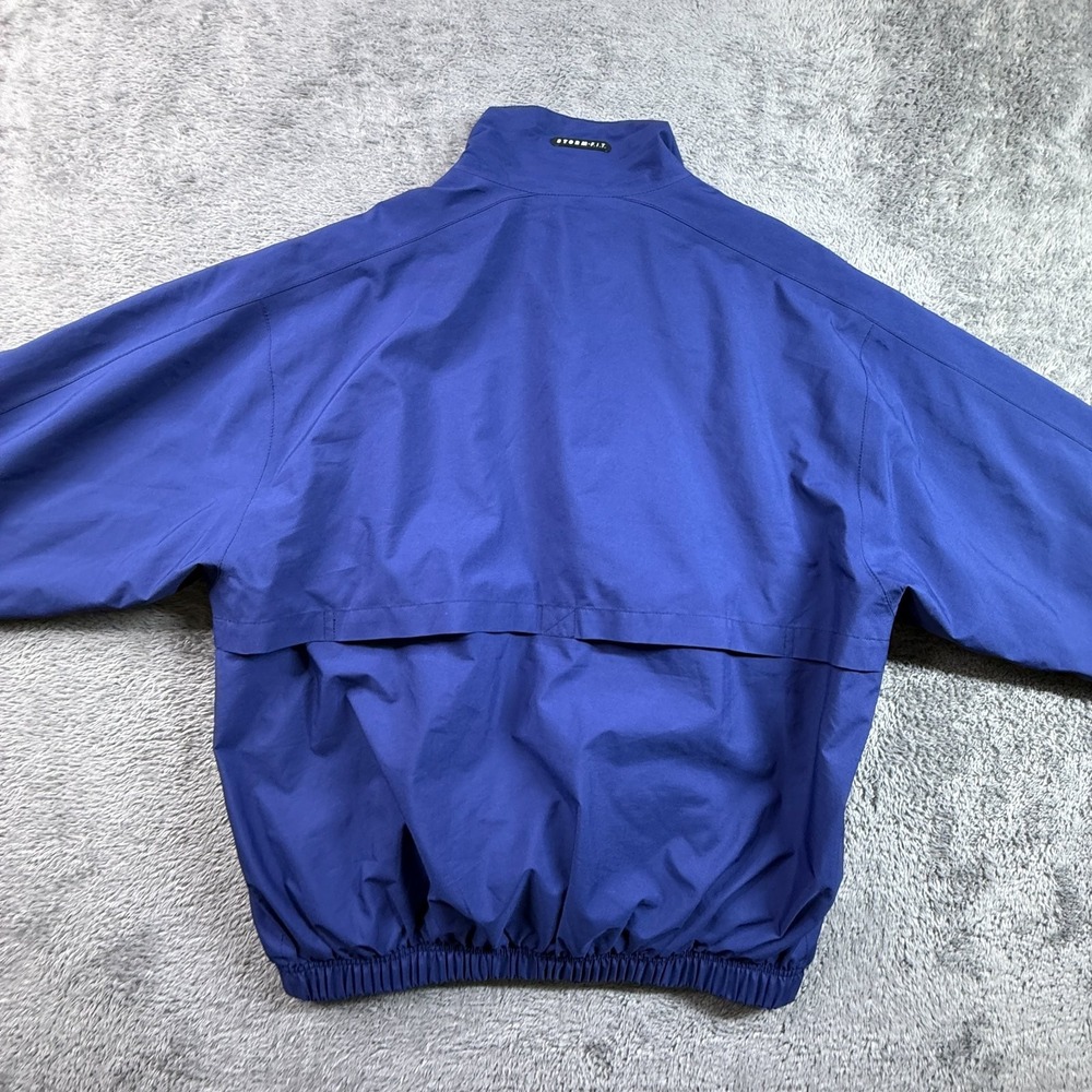 Nike Golf Mens M Storm Fit Windbreaker Jacket Full Zip Blue Gray Outdoor - Picture 2 of 8